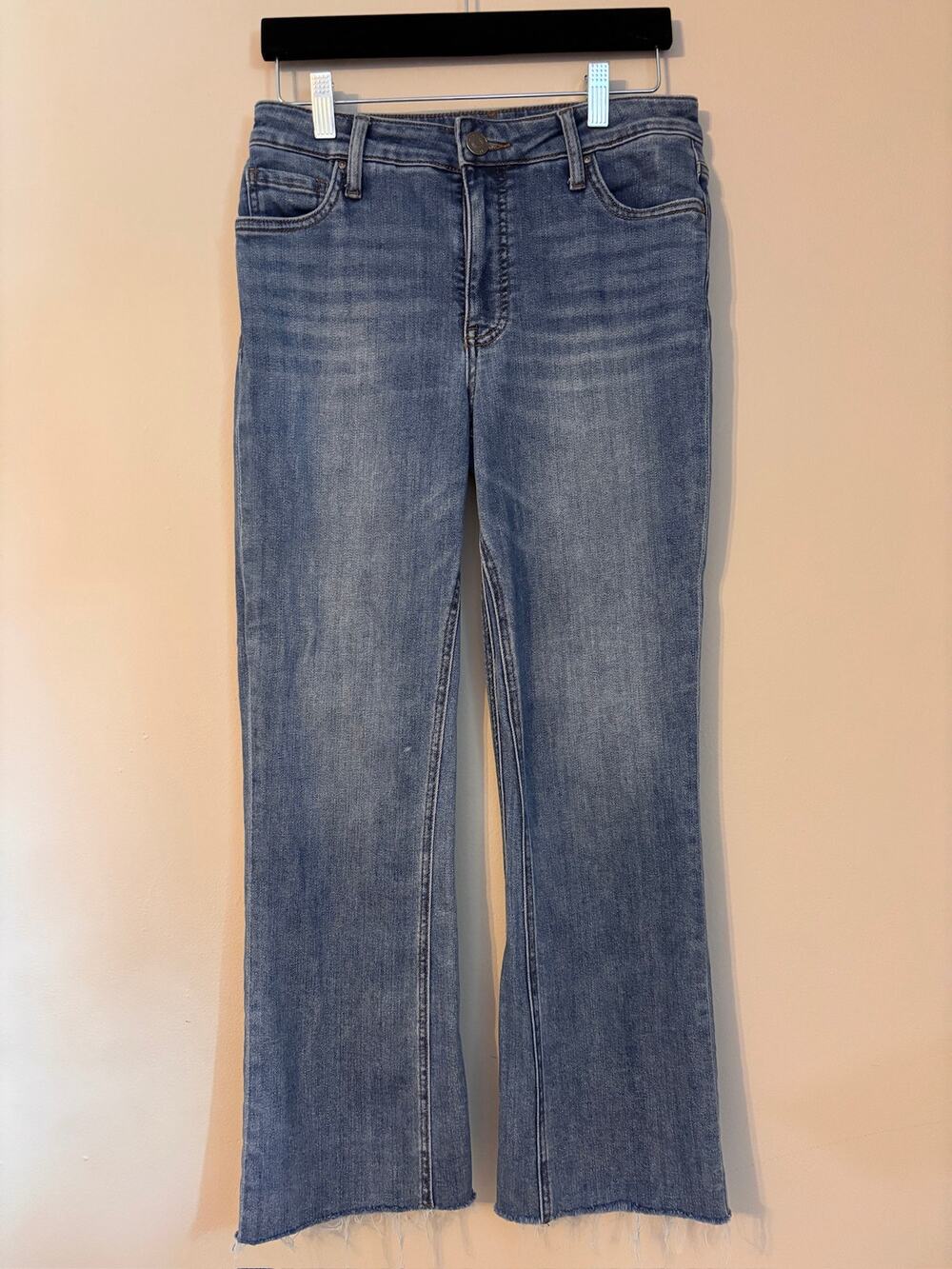 KUT Kelsey Fab Ab High Rise Ankle Flare Jeans Size 2